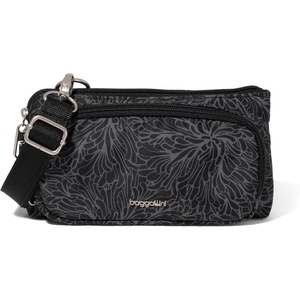 image:imageBaggallini Classic AntiTheft Mini Wallet CrossbodyMidnight Blossom