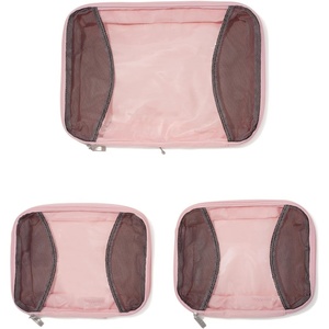 image:imageBaggallini Compression Cube 3piece set  Lightweight Compression Packing Cubes for TravelBAGG PINK