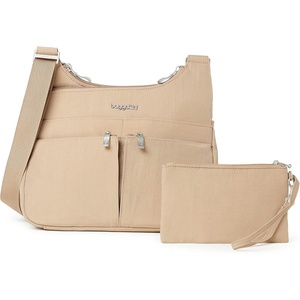 image:imageBaggallini Crossbody Travel Bag 11x85 Lightweight Waterresistant Nylon HandbagBeach