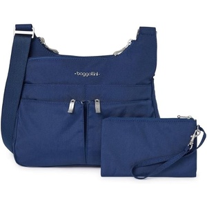 image:imageBaggallini Crossbody Travel Bag 11x85 Lightweight Waterresistant Nylon HandbagPacific