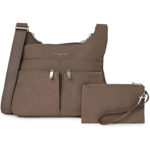 image:imageBaggallini Crossbody Travel Bag 11x85 Lightweight Waterresistant Nylon HandbagPortobello