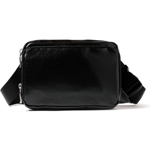 image:imageBaggallini Modern Belt Bag 5x8 Travel Fanny Pack Sling Bag Waistpack wRFID Card Holder Waterresistant Crossbody BagBlack Gloss Ripstop