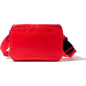 image:imageBaggallini Modern Belt Bag 5x8 Travel Fanny Pack Sling Bag Waistpack wRFID Card Holder Waterresistant Crossbody BagLava Gloss Ripstop