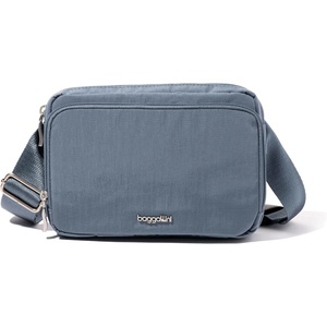 image:imageBaggallini Modern Belt Bag 5x8 Travel Fanny Pack Sling Bag Waistpack wRFID Card Holder Waterresistant Crossbody BagMist