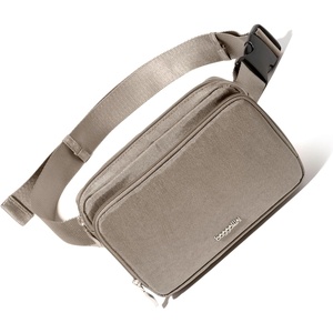 image:imageBaggallini Modern Belt Bag 5x8 Travel Fanny Pack Sling Bag Waistpack wRFID Card Holder Waterresistant Crossbody BagSterling Shimmer