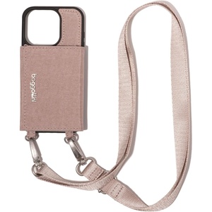 image:imageBaggallini On The Go iPhone Card Case Crossbody  Lightweight iPhone CaseBlush Shimmer