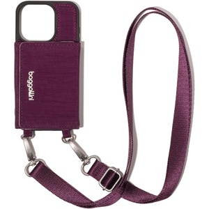 image:imageBaggallini On The Go iPhone Card Case Crossbody  Lightweight iPhone CaseMulberry