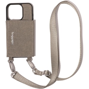 image:imageBaggallini On The Go iPhone Card Case Crossbody  Lightweight iPhone CaseSterling Shimmer