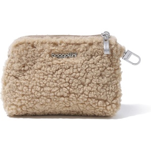 image:imageBaggallini On the Go Daily RFID PouchTaupe Faux Shearling