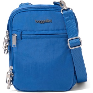 image:imageBaggallini Securtex Antitheft Mini Everything Crossbody Bag 63x825 Rfid Locking Zippers amp Cutresistant StrapLapis
