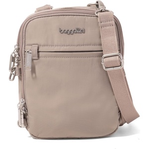 image:imageBaggallini Securtex Antitheft Mini Everything Crossbody Bag 63x825 Rfid Locking Zippers amp Cutresistant StrapMoonrock