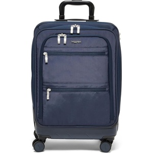 image:imageBaggallini Set Wave 22 4 Wheel Hybrid CarryOn Luggage  Lightweight Carry On Suitcase with WheelsFrench Navy