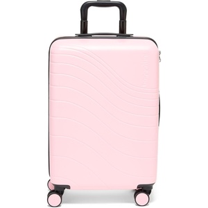 image:imageBaggallini Set Wave 26 4 Wheel Hardside Luggage  Lightweight Suitcase with WheelsBagg Pink Hardside
