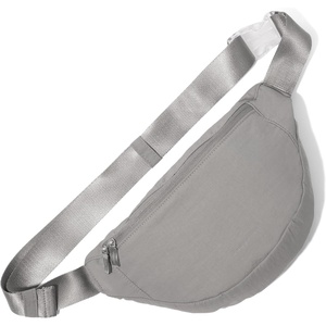image:imageBaggallini Style Swift Belt Bag Sling Bag  Lightweight 12x7 Crossbody Bag Fanny Pack Belt wRFID and Adjustable StrapBLite Silver Sand