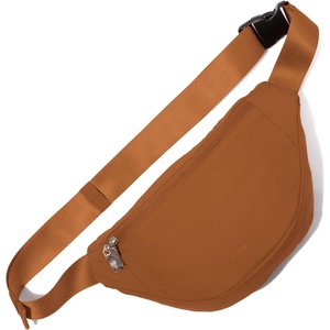 image:imageBaggallini Style Swift Belt Bag Sling Bag  Lightweight 12x7 Crossbody Bag Fanny Pack Belt wRFID and Adjustable StrapBlite Caramel