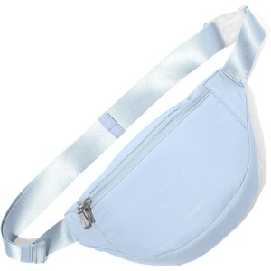 image:imageBaggallini Style Swift Belt Bag Sling Bag  Lightweight 12x7 Crossbody Bag Fanny Pack Belt wRFID and Adjustable StrapBlite Ice Blue