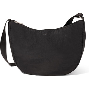 image:imageBaggallini Swift Crescent Crossbody Bag for Women  Lightweight 12x8 Travel Purse HandbagBlite Black