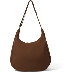 image:imageBaggallini Swift Hobo Crossbody Bag for Women  Lightweight 157x16 Travel Purse Handbag Hobo BagBlite Walnut
