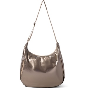 image:imageBaggallini Swift Hobo Crossbody Bag for Women  Lightweight 157x16 Travel Purse Handbag Hobo BagCopper Metallic
