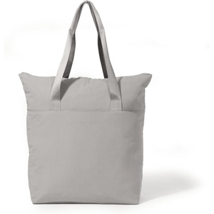 image:imageBaggallini Swift Tote Bag for Women  Lightweight 12x16 Nylon Zipped Travel Carry On Bag wLuggage SleeveBlite Silver Sand