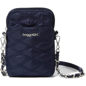 image:imageBaggallini The New Classic Collection Take Two RFID Bryant CrossbodyFrench Navy Quilt With Chain
