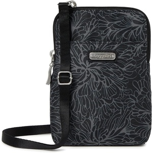 image:imageBaggallini The New Classic Collection Take Two RFID Bryant CrossbodyMidnight Blossom Print