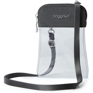 image:imageBaggallini Womens Clear Explorer CrossbodyCharcoal