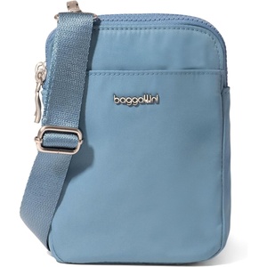 image:imageBaggallini Womens Modern Take Two Rfid CrossbodyCornflower Twill