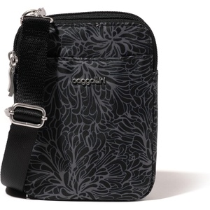image:imageBaggallini Womens Modern Take Two Rfid CrossbodyMidnight Blossom Print