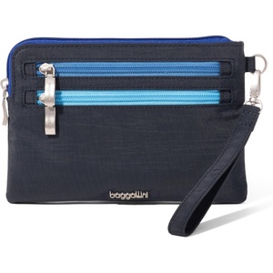 image:imageBaggallini Womens Rfid Currency Organizer WristletFrench Navy