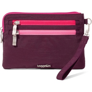 image:imageBaggallini Womens Rfid Currency Organizer WristletMulberry