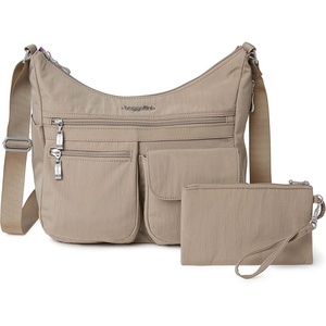image:imageBaggallini womens Everywhere Bagg Crossbody Women 11x9 Lightweight Nylon Hobo Waterresistant Travel Bag WRfidBeach