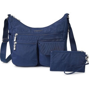 image:imageBaggallini womens Everywhere Bagg Crossbody Women 11x9 Lightweight Nylon Hobo Waterresistant Travel Bag WRfidPacific