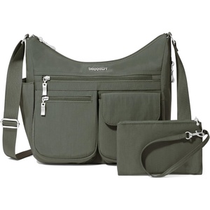image:imageBaggallini womens Everywhere Bagg Crossbody Women 11x9 Lightweight Nylon Hobo Waterresistant Travel Bag WRfidThyme