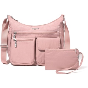 image:imageBaggallini womens Everywhere Bagg Crossbody Women 11x9 Lightweight Nylon Hobo Waterresistant Travel Bag WRfidWoodrose
