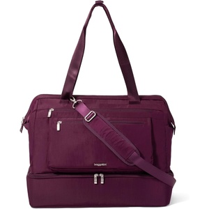image:imageModern Weekender  Lightweight 18x157x94 Duffel Carryon Travel Bag for WomenMulberry