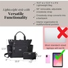 image:image3in1 Convertible Backpack Tote Handbag  15x12 Lightweight Travel Bag w RFID Phone WristletBlack