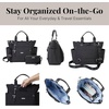 image:image3in1 Convertible Backpack Tote Handbag  15x12 Lightweight Travel Bag w RFID Phone WristletBlack
