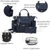 image:image3in1 Convertible Backpack Tote Handbag  15x12 Lightweight Travel Bag w RFID Phone WristletFrench Navy
