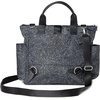 image:image3in1 Convertible Backpack Tote Handbag  15x12 Lightweight Travel Bag w RFID Phone WristletMidnight Blossom
