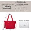 image:imageBaggallini Avenue Tote  12x18 Laptop Tote Bag for Women  Lightweight Work Travel Carry On BagApple