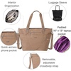 image:imageBaggallini Avenue Tote  12x18 Laptop Tote Bag for Women  Lightweight Work Travel Carry On BagBeach
