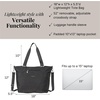 image:imageBaggallini Avenue Tote  12x18 Laptop Tote Bag for Women  Lightweight Work Travel Carry On BagCharcoal