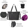 image:imageBaggallini Avenue Tote  12x18 Laptop Tote Bag for Women  Lightweight Work Travel Carry On BagCharcoal
