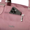 image:imageBaggallini Avenue Tote  12x18 Laptop Tote Bag for Women  Lightweight Work Travel Carry On BagDusty Mauve