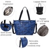 image:imageBaggallini Avenue Tote  12x18 Laptop Tote Bag for Women  Lightweight Work Travel Carry On BagInk Hydrangea