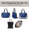 image:imageBaggallini Avenue Tote  12x18 Laptop Tote Bag for Women  Lightweight Work Travel Carry On BagInk Hydrangea