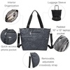 image:imageBaggallini Avenue Tote  12x18 Laptop Tote Bag for Women  Lightweight Work Travel Carry On BagMidnight Blossom