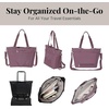 image:imageBaggallini Avenue Tote  12x18 Laptop Tote Bag for Women  Lightweight Work Travel Carry On BagMisty Purple