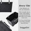 image:imageBaggallini Breeze Tote  9x18 Lightweight Washable Shoulder Bag  EVA Durable Beach BagEva Black